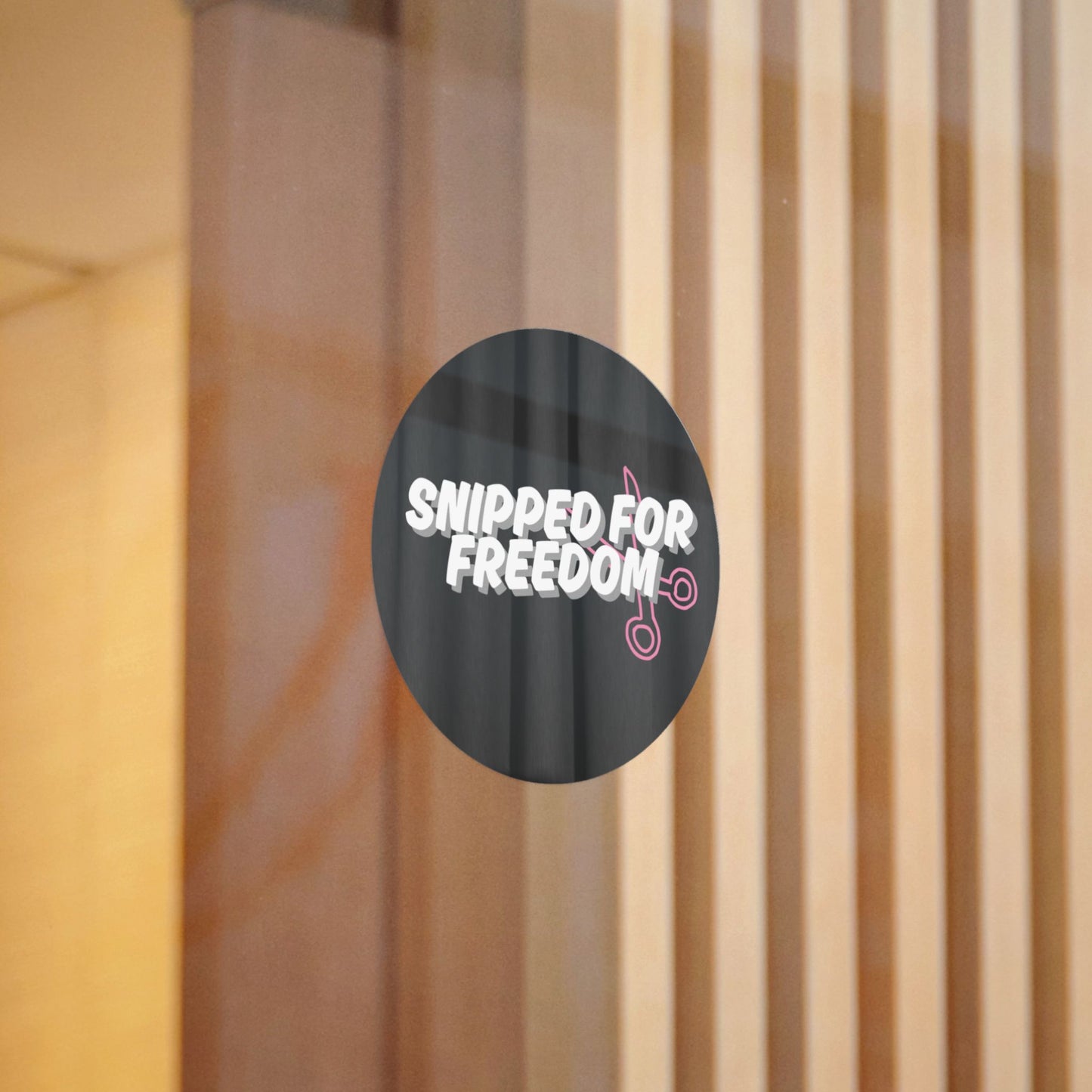 Snipped for Freedom Sticker