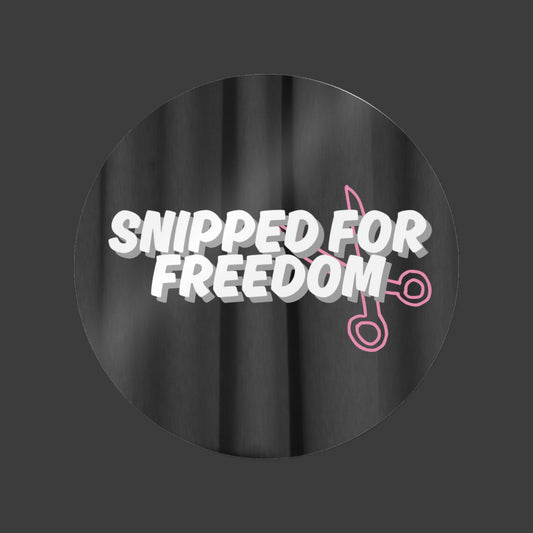 Snipped for Freedom Sticker